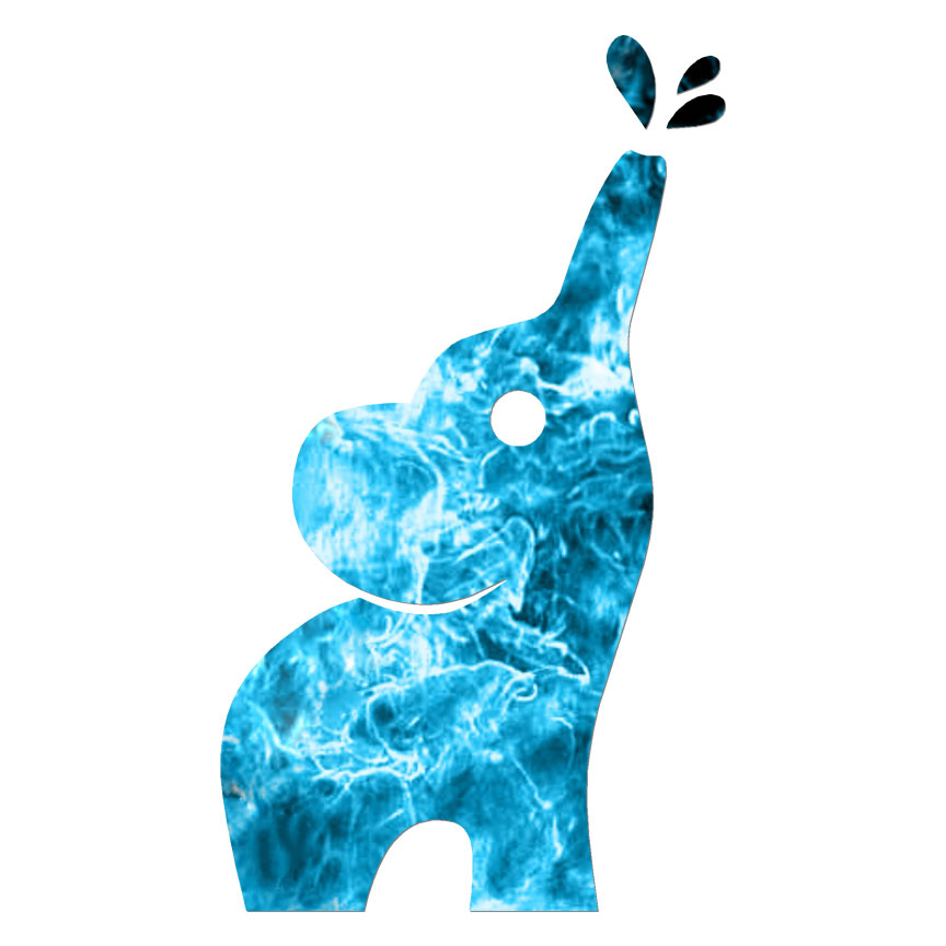 Elephant Calf, Vinyl Decal Sticker, 40 Patterns & 3 Sizes, #7240