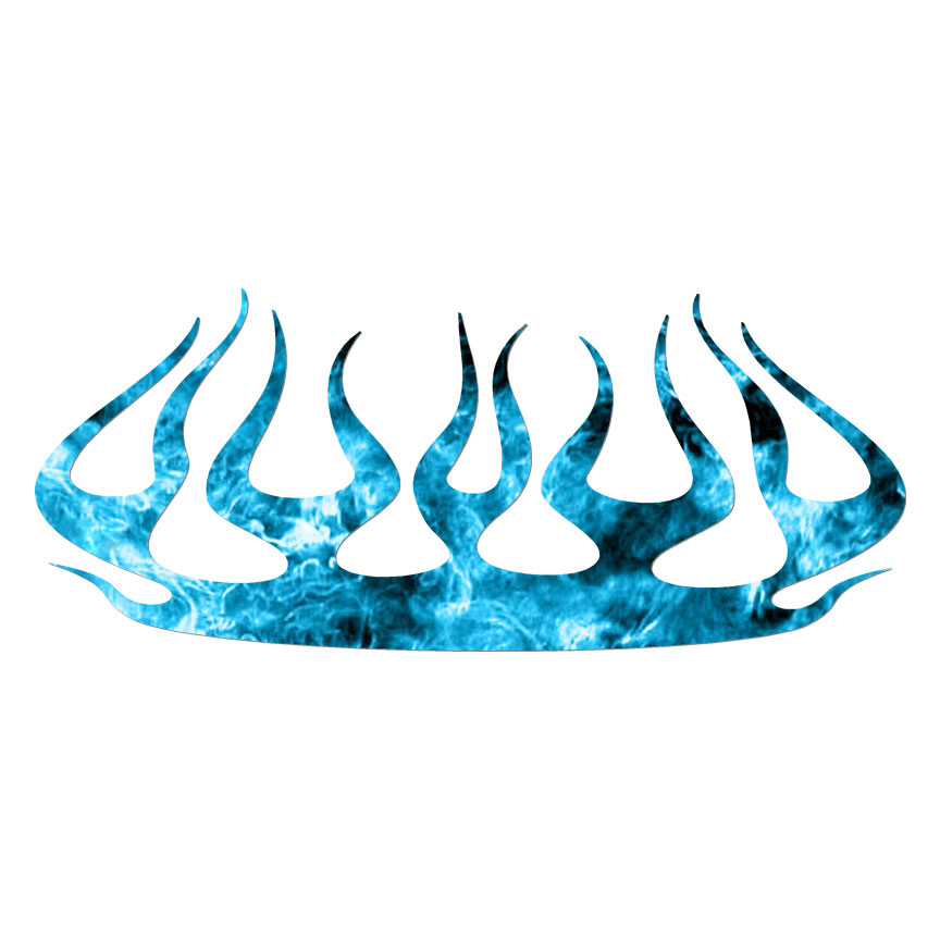 Fire Flames, Vinyl Decal Sticker, 40 Patterns & 3 Sizes, #7392