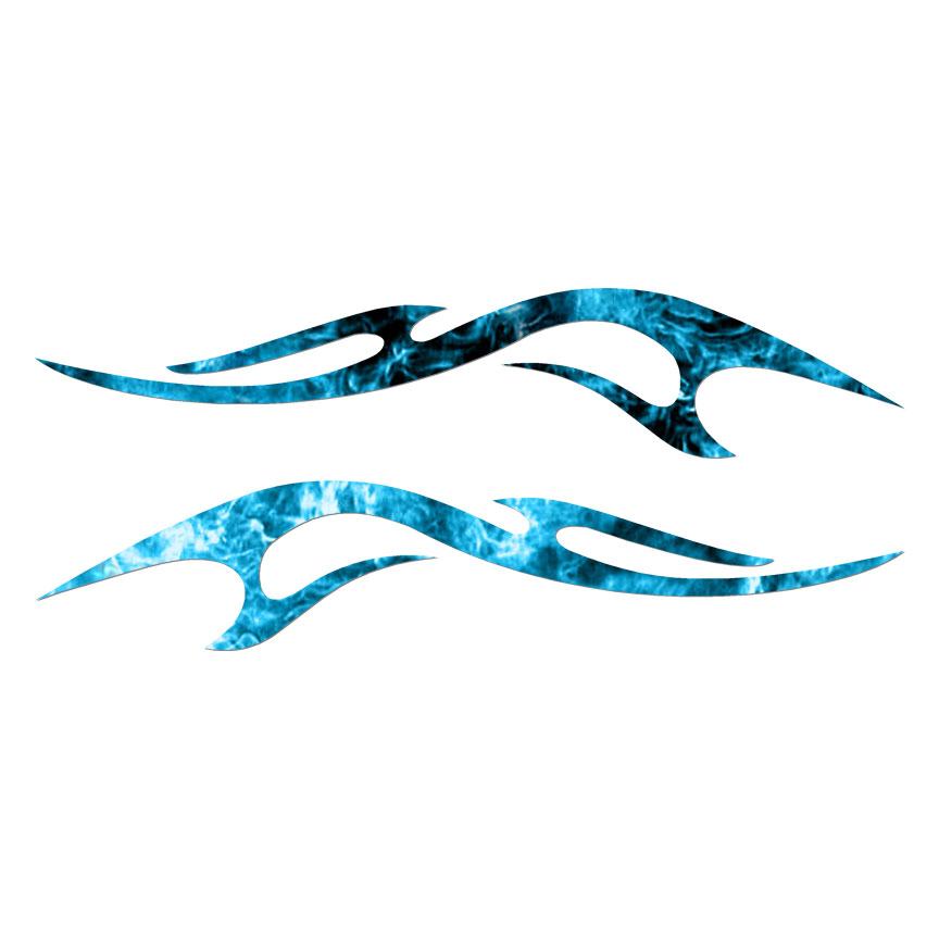 Tribal stigliato Adesivo In 6 dimensioni – Wall Sticker Wall Sticker, 62_hellgruen, 120 x 96 cm