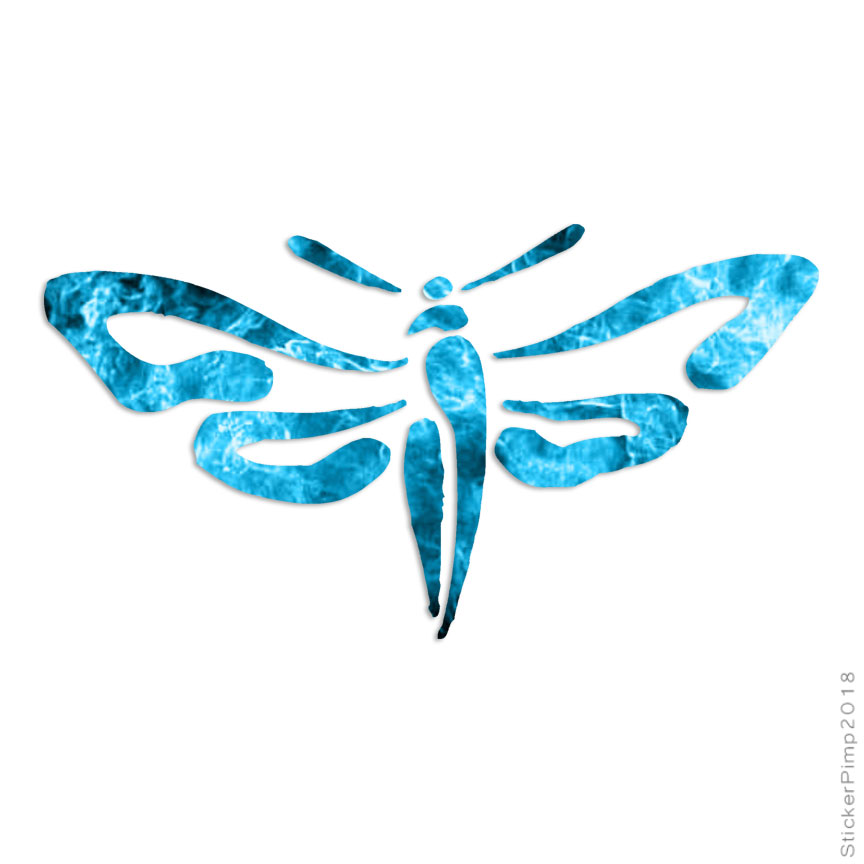 Sphinx Moth Flying, Vinyl Decal Sticker, 40 Patterns & 3 Sizes, #806