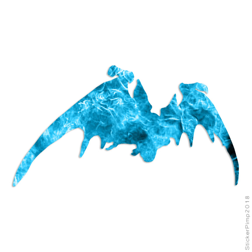 Vampire Bat Silhouette, Vinyl Decal Sticker, 40 Patterns & 3 Sizes, #89