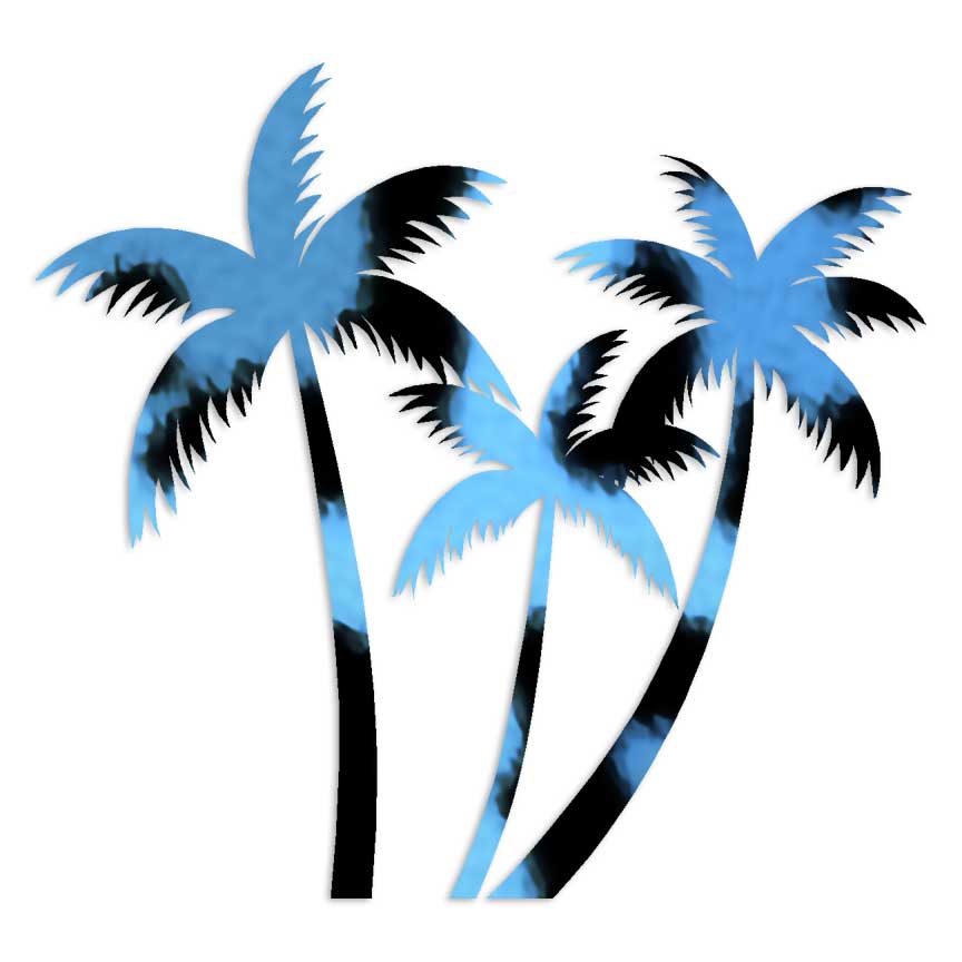 Palm tree Sticker for Sale by LucyWDesign123