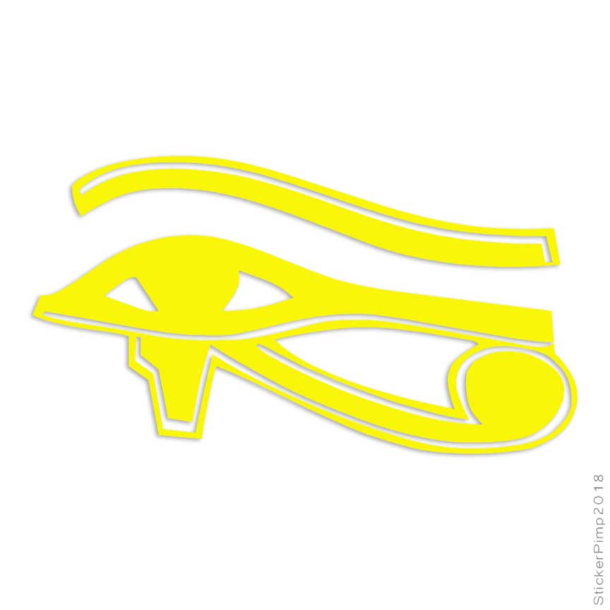 Details about   Eye of Horus Wadjet Decal Sticker Choose Color Size #271 
