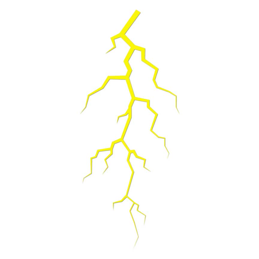 Gold Foil Lightning Bolt Sticker for Sale by arabelluhh