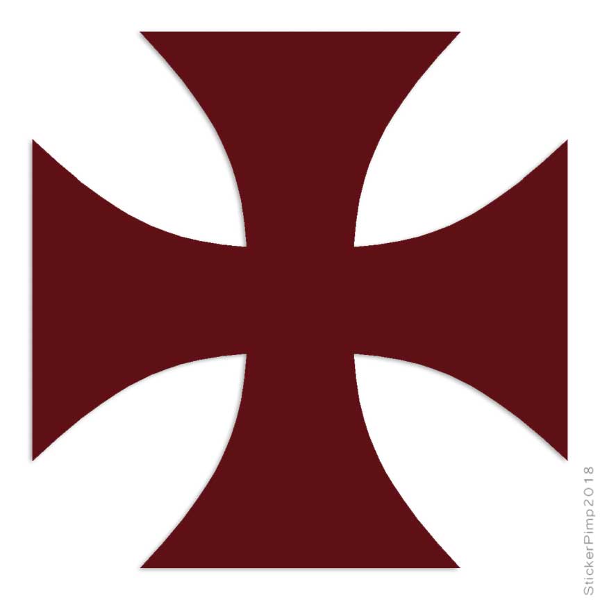 Cross Pattee, Vinyl Decal Sticker, Multiple Colors & Sizes #180 | eBay