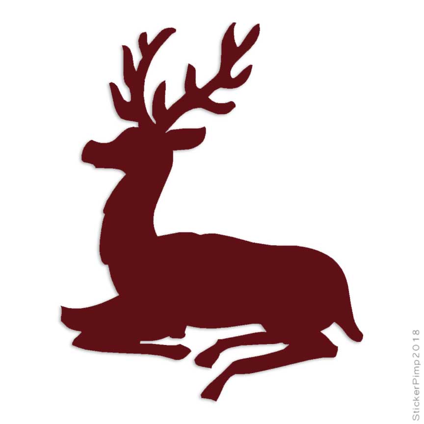 Buck Peeing Non Hunters (4.5 - 30) Vinyl Decal in Different