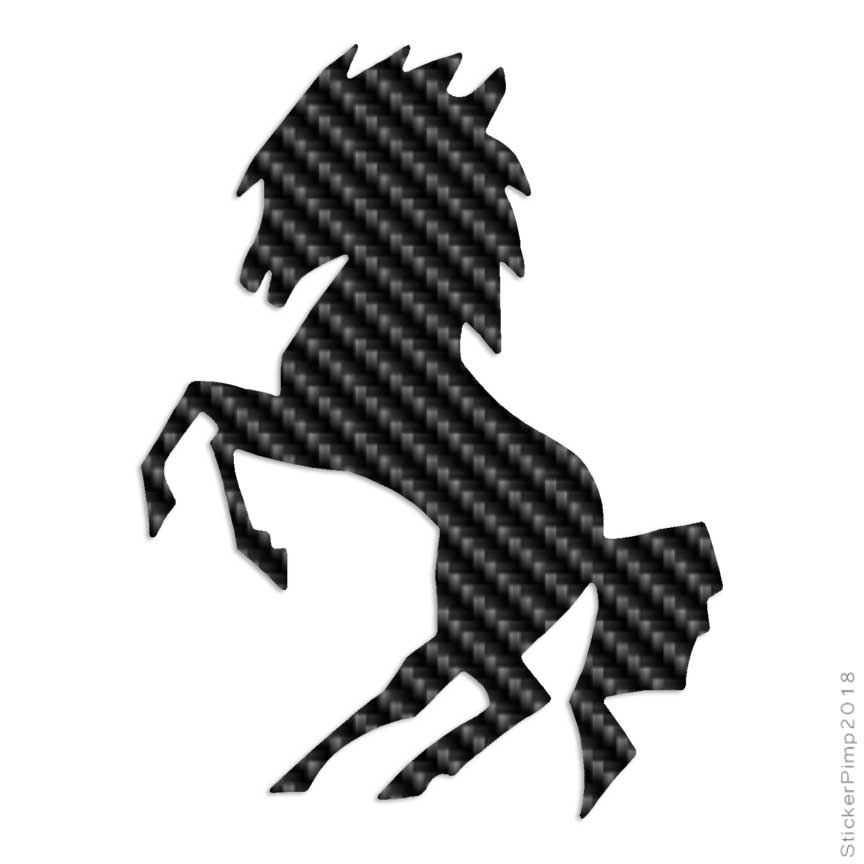 Autocollant Cheval en tribal - Sticker cheval autocollant pour voiture