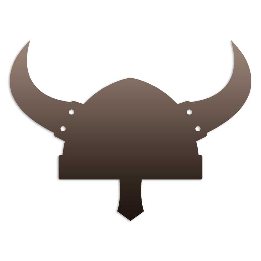 Viking Helmet, Vinyl Decal Sticker, 40 Patterns & 3 Sizes, #6934