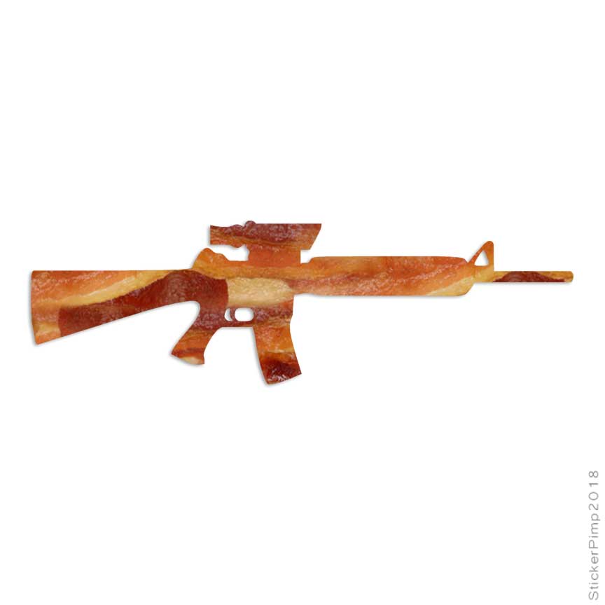 New AR-15 Assault Rifle Gun, Vinyl Decal Sticker, 40 Patterns & 3 Sizes ...