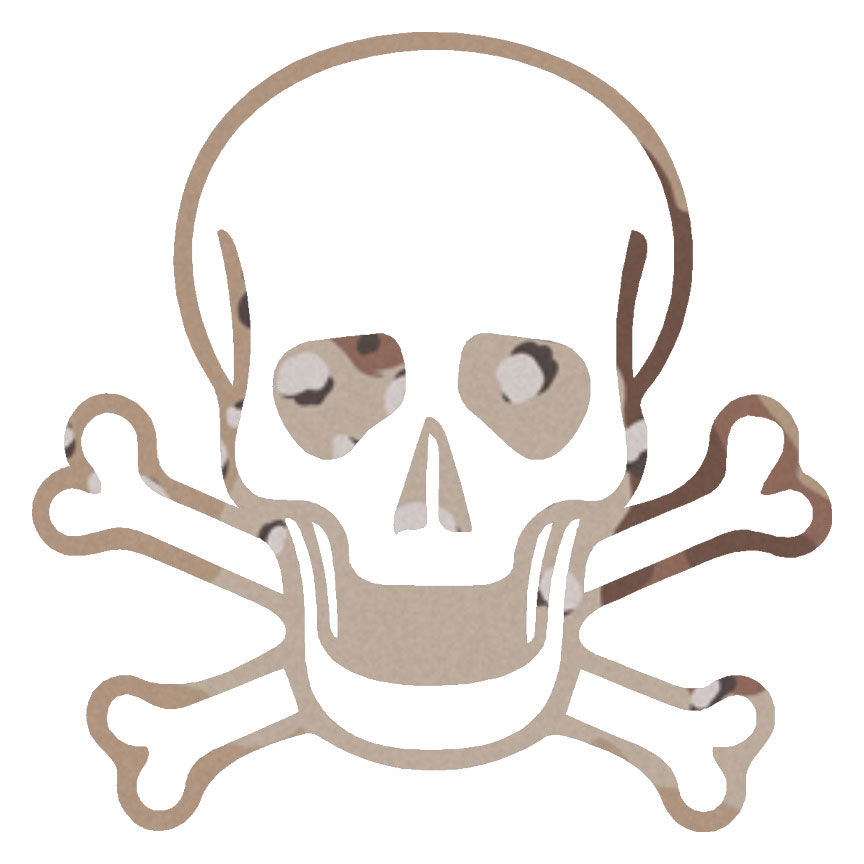 Skull Crossbones Decal Sticker - SKULL-CROSSBONES - Thriftysigns
