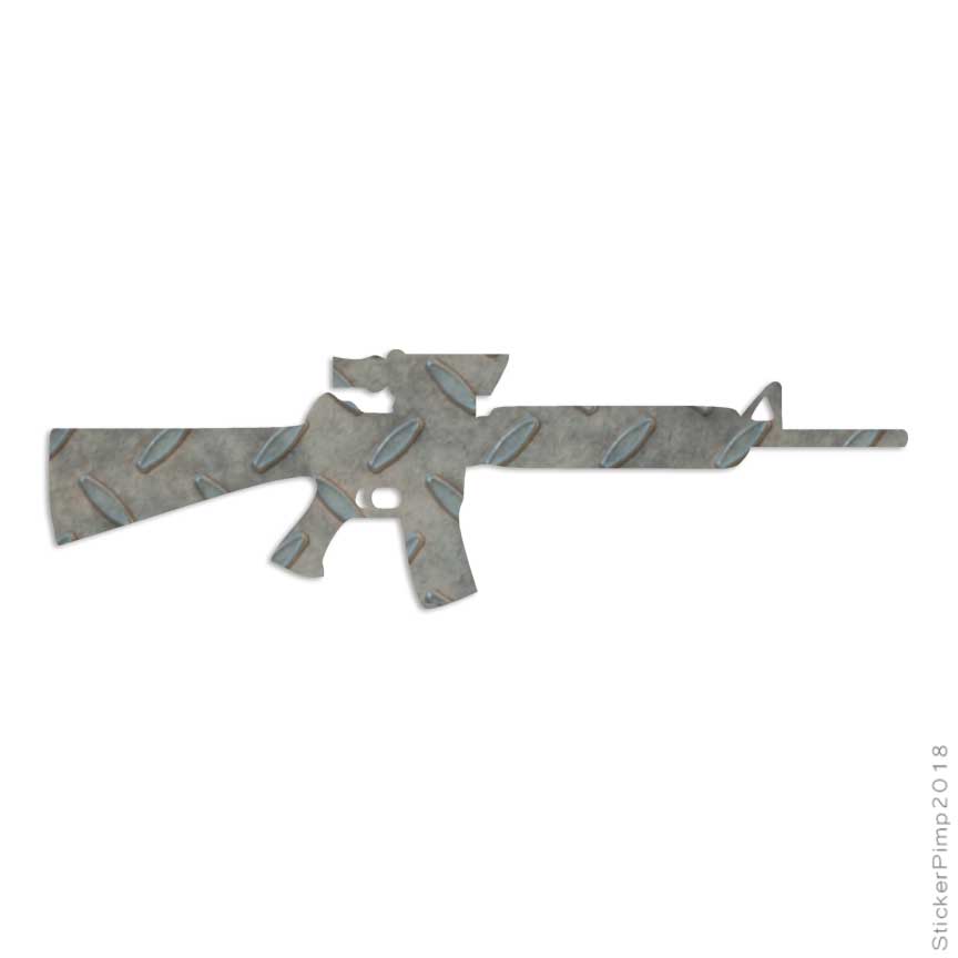 New AR-15 Assault Rifle Gun, Vinyl Decal Sticker, 40 Patterns & 3 Sizes ...