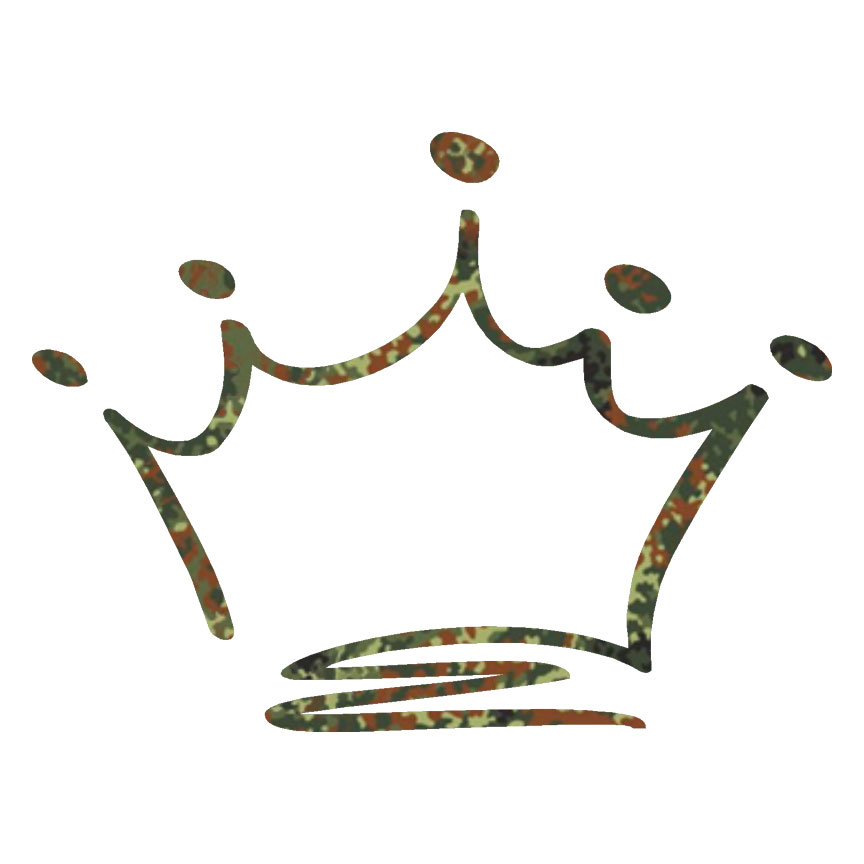 Crown Vinyl Die Cut Decal Sticker - King Queen Royal Prince Princess