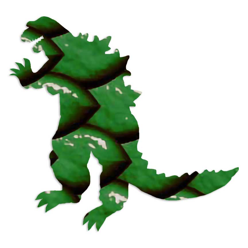 Godzilla, Vinyl Decal Sticker, 40 Patterns & 3 Sizes, #7195