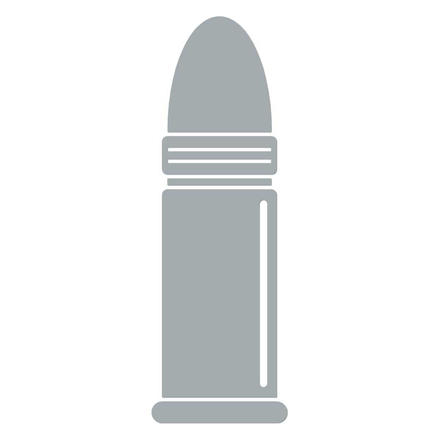 Handgun Bullet, Vinyl Decal Sticker, Multiple Colors & Sizes #6940 | eBay