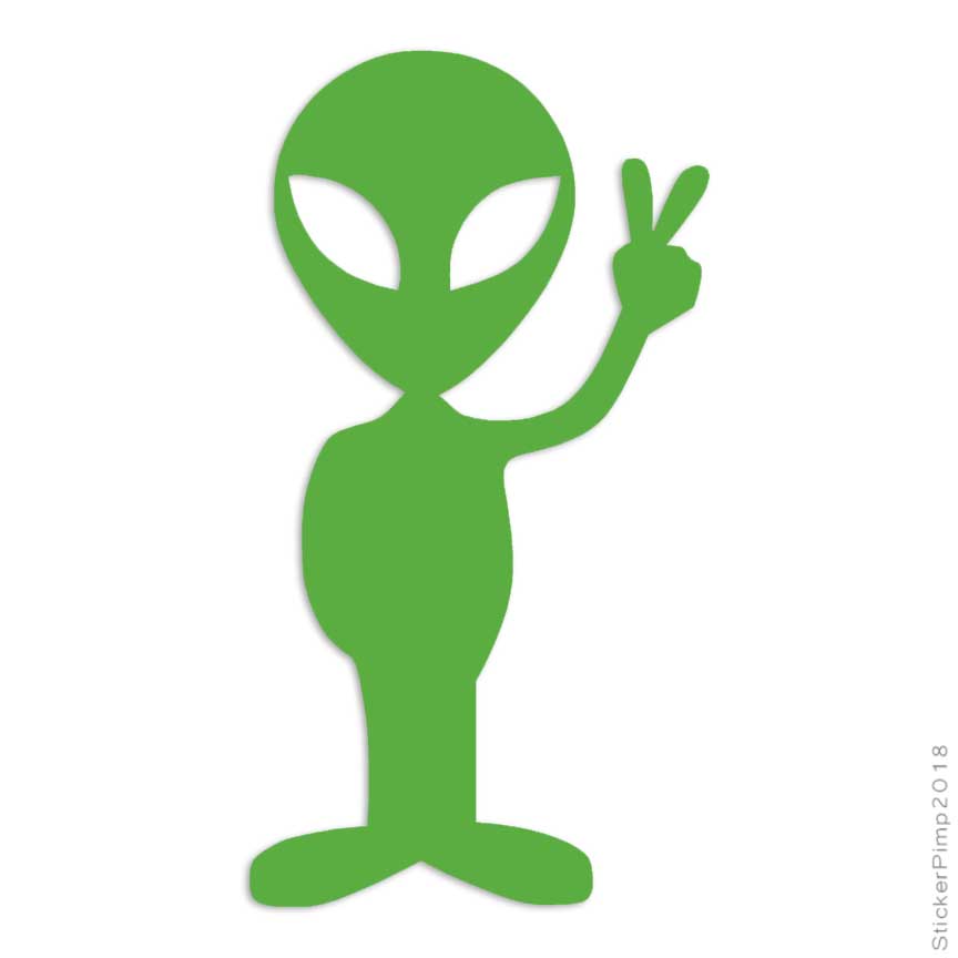 Sticker Extraterrestre Game In Peace - Autocollant Extraterrestre Game In  Peace