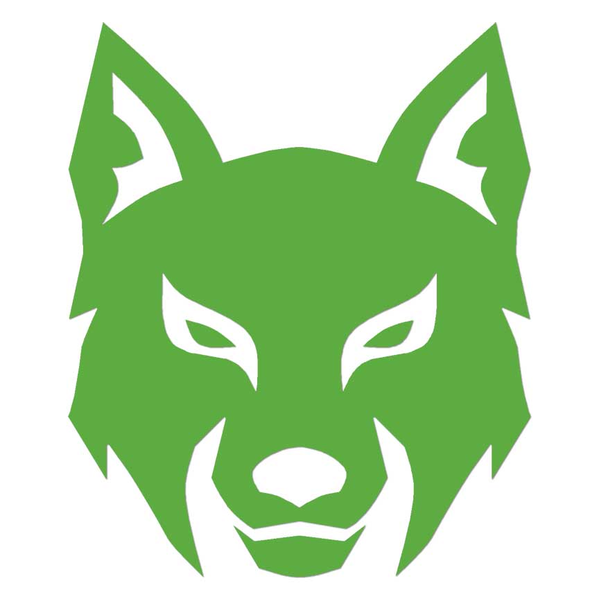 Wolf Head Vinyl Decal Sticker