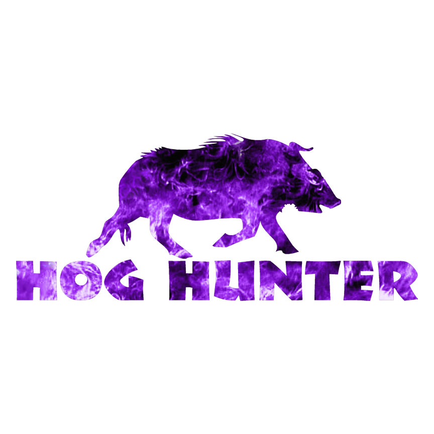 Hog Hunter Wild Boar Pig, Vinyl Decal Sticker, 40 Patterns & 3 Sizes ...