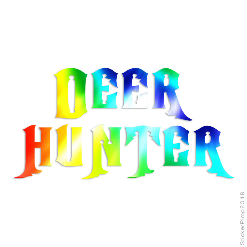 Deer Hunter Hunting Decal Sticker Choose Pattern Size #195