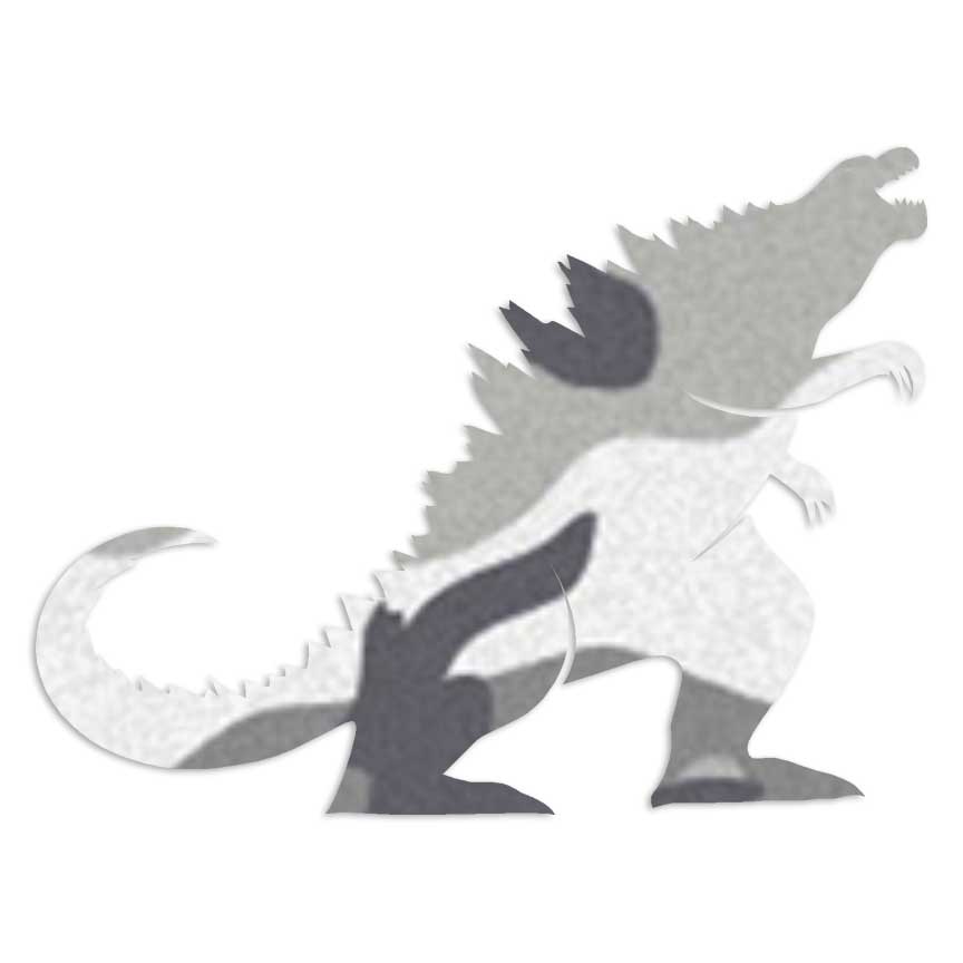 Godzilla Sticker by Original_Wicked
