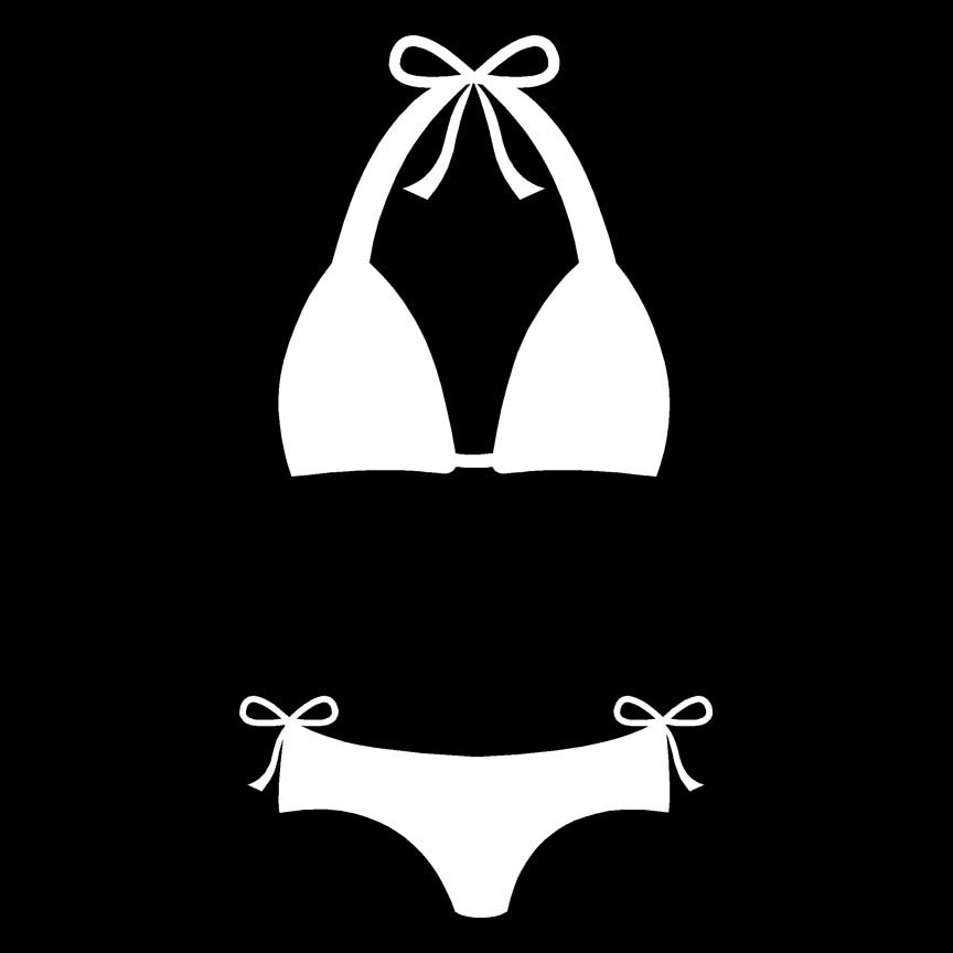 Bikini Beach, Vinyl Decal Sticker, Multiple Colors & Sizes #7093 | eBay