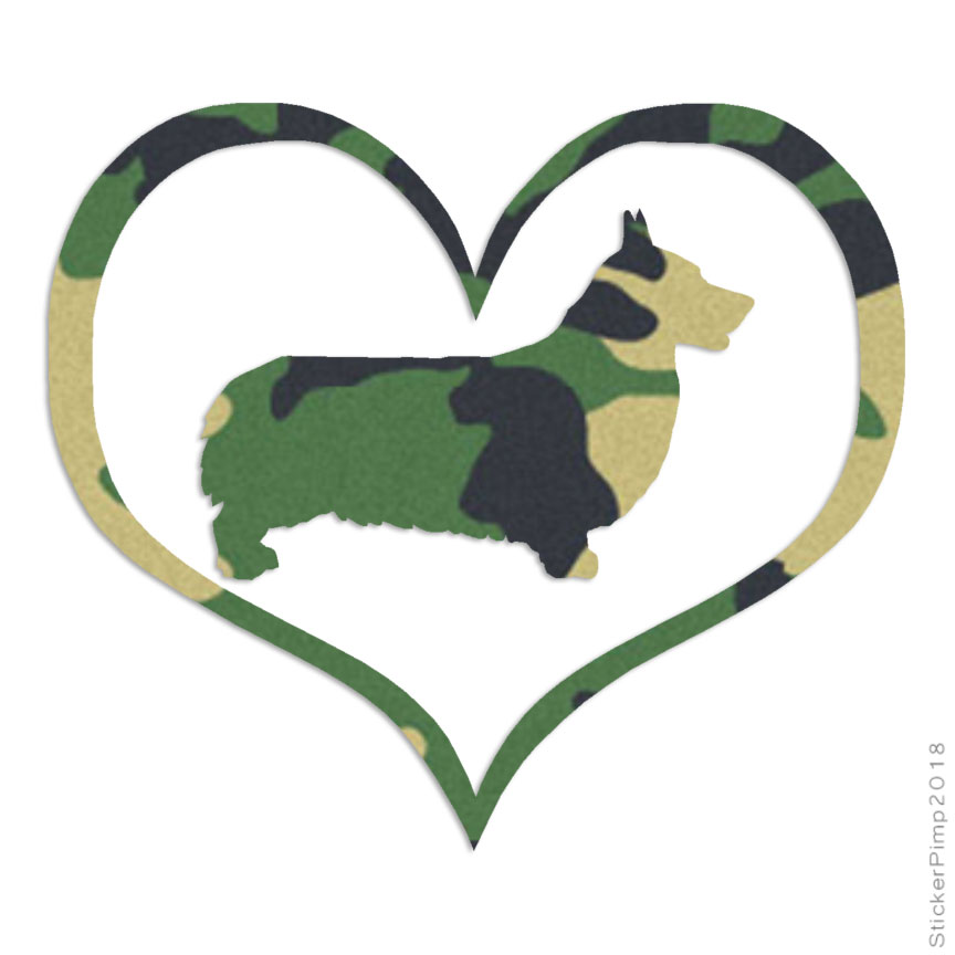 Pembroke Welsh Corgi Dog Decal Sticker Choose Pattern Size #1991 