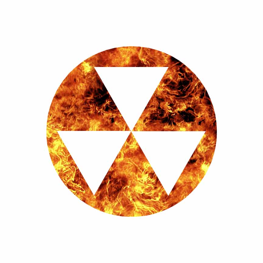 nuclear fallout shelter symbol