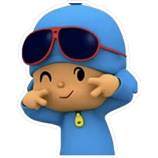 Pocoyo de oculos