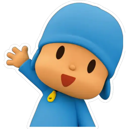 Pocoyo dando tchau