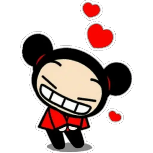 Pucca Garu Stickers For Whatsapp