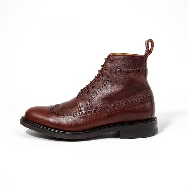 goodyear welted lace-up boots