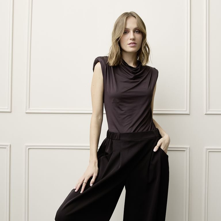 Polera Hombreras Mujer Basement