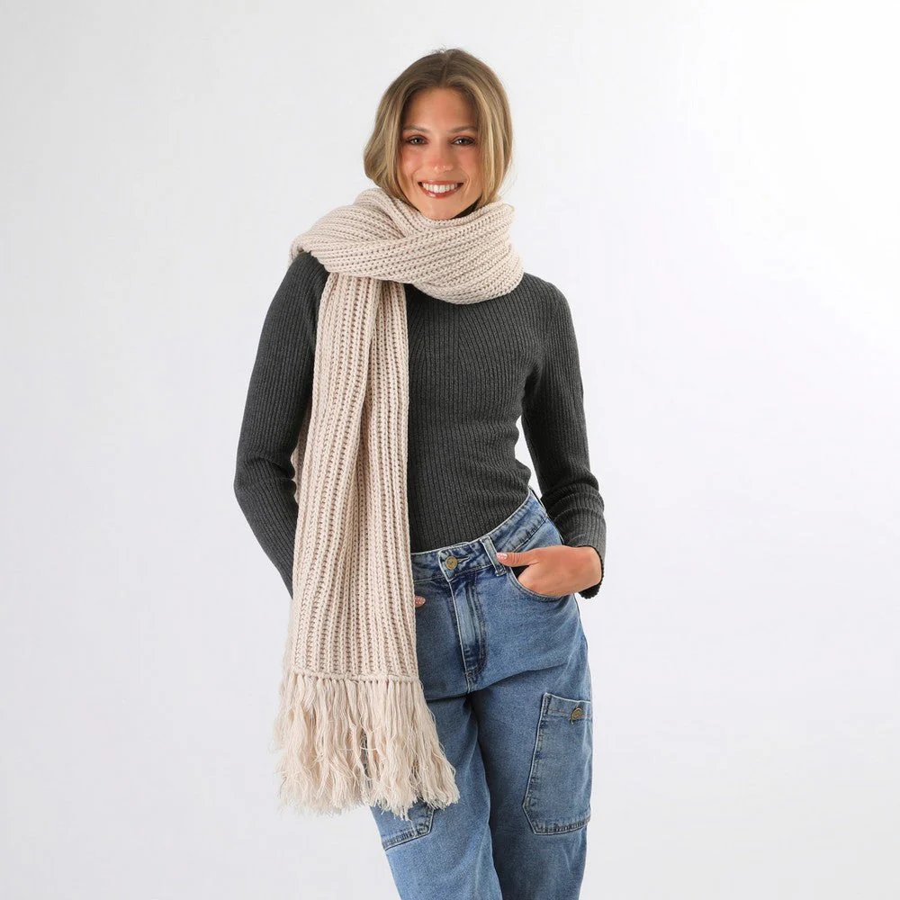 Bufanda Amy Beige Humana