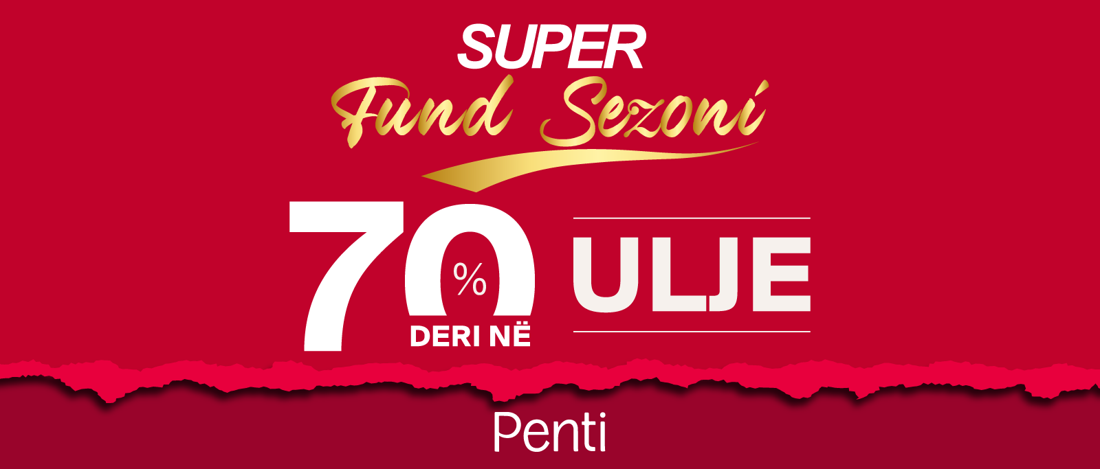 PENTI-gjithcka deri ne 70% ulje