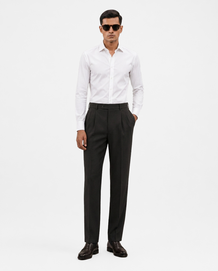 Pleated Pants