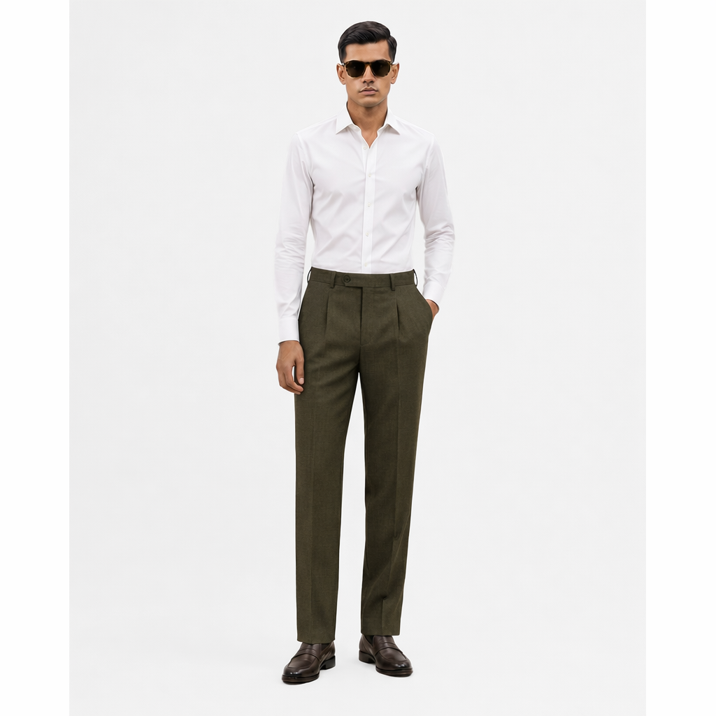 Single Pleated First Impression Pants
