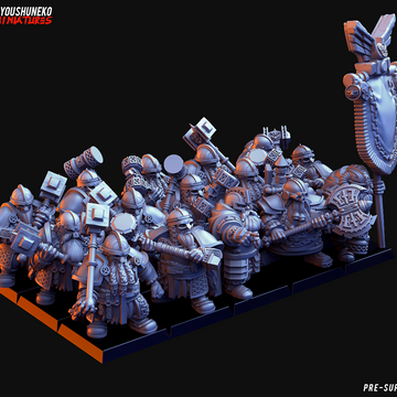 3D Printable Ravenous Hordes - Black Guard Veteran - Free Sample Model by  ResinWarfare