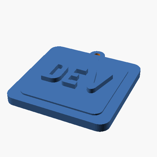 DEV keychain model 2