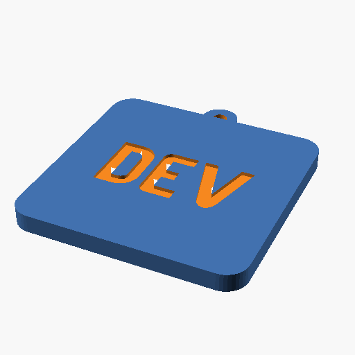 DEV keychain model 5