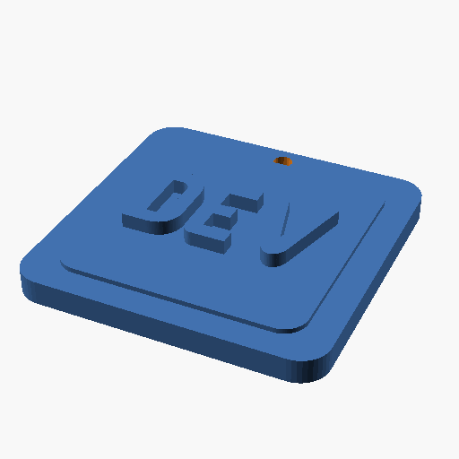 DEV keychain model 1