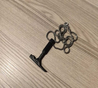 Hammer Necklace 3D model
