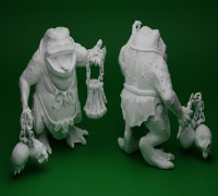 Bullywug Shaman 3D model