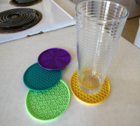Infill coasters 3D model