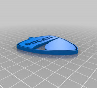 Moto GP keychain - Ducati 3D model
