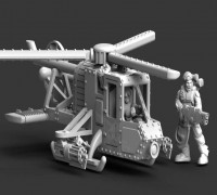 Steamcopter "Kikimora" 3D model