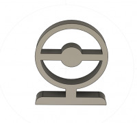 PokeBall Game Token / Piece 3D model
