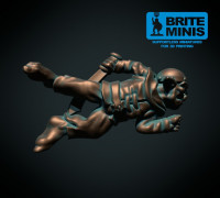 Orc corpse (supportless, FDM friendly) 3D model