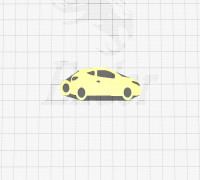Renault Megane Keychain 3D model