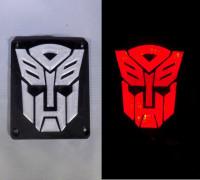 Autobot Transformers LED Nightlight/Lamp 3D model