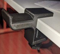 Headset Holder with Screw 3D model