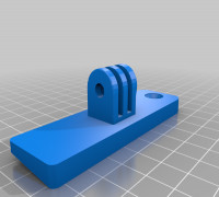 VW Golf Plus GoPro mount 3D model